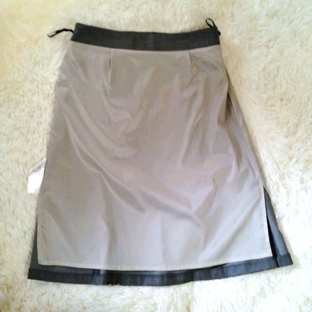 超美品　ほぼ未使用　23区　大きいサイズ　46　ストライプ　ジャケット　スカート