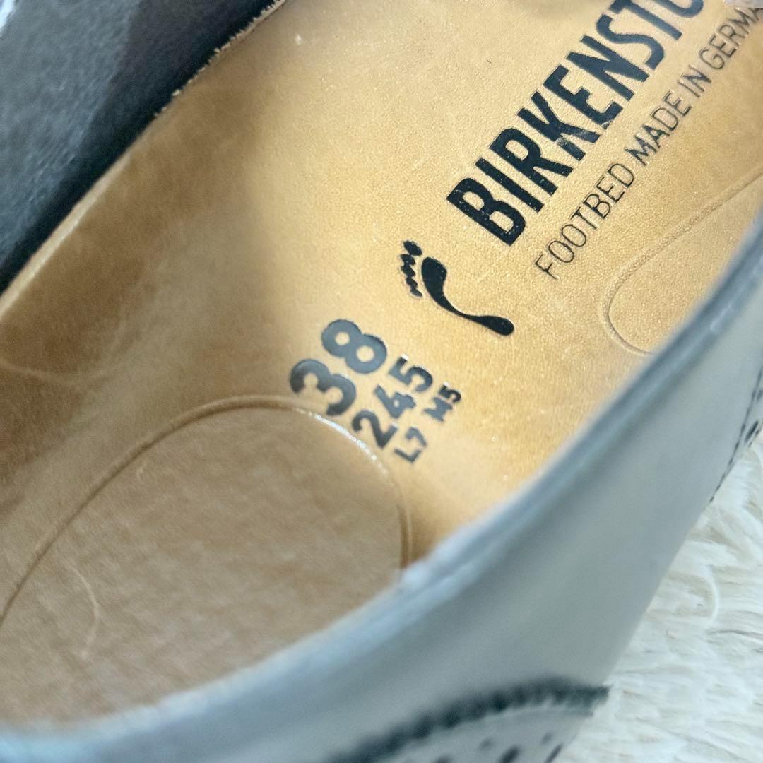 美品✨ ビルケンシュトック　ララミーロウ　レザー　ドレスシューズ　38 ブラック