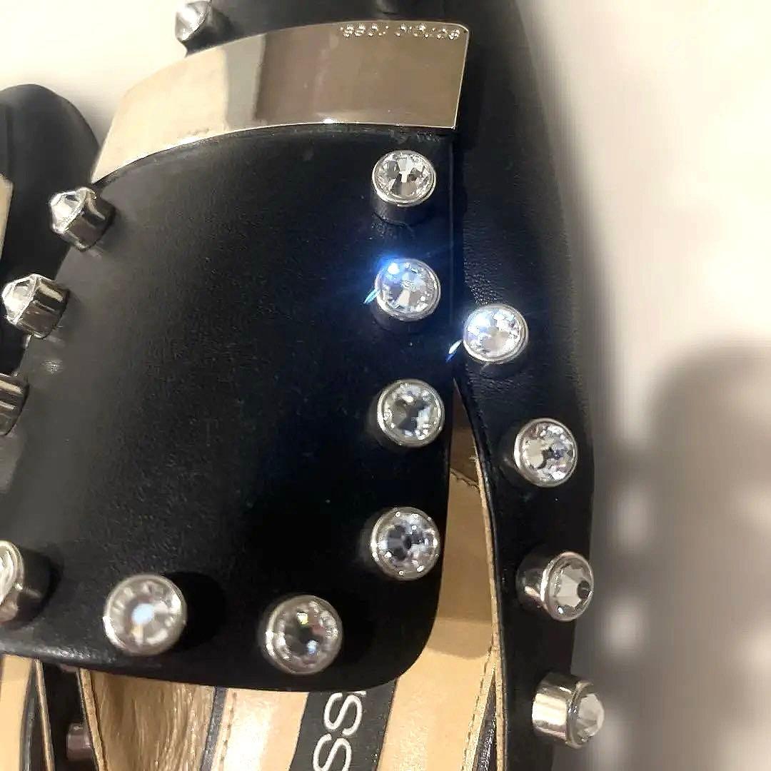 Sergio Rossi ラインストーン付きミュール