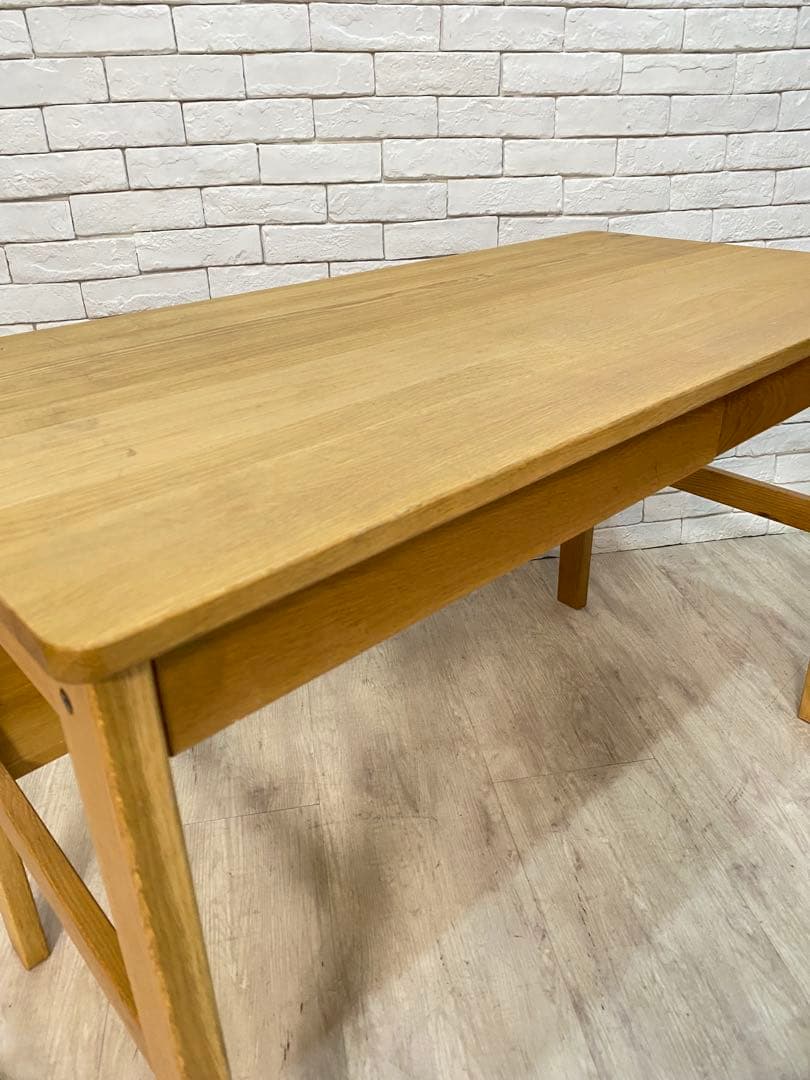 【東京都内23区配送無料】　無印良品 オーク　無垢材　デスク 机