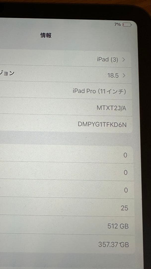 iPad Pro 第一世代　512GB 11インチ