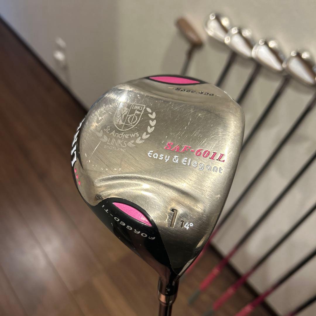 レディース ゴルフクラブセット LINKS SAF-601L 10本 初心者