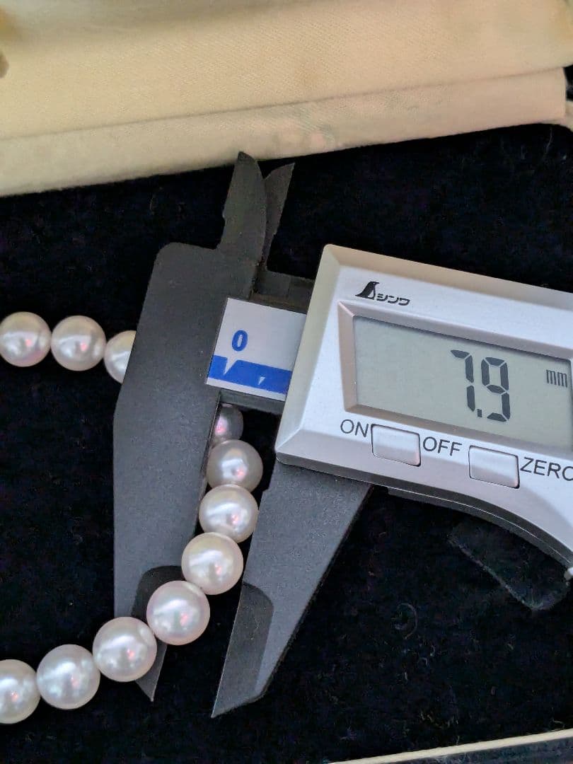 ✽*つ様 本真珠　パールネックレス　SILVER　ケース付き