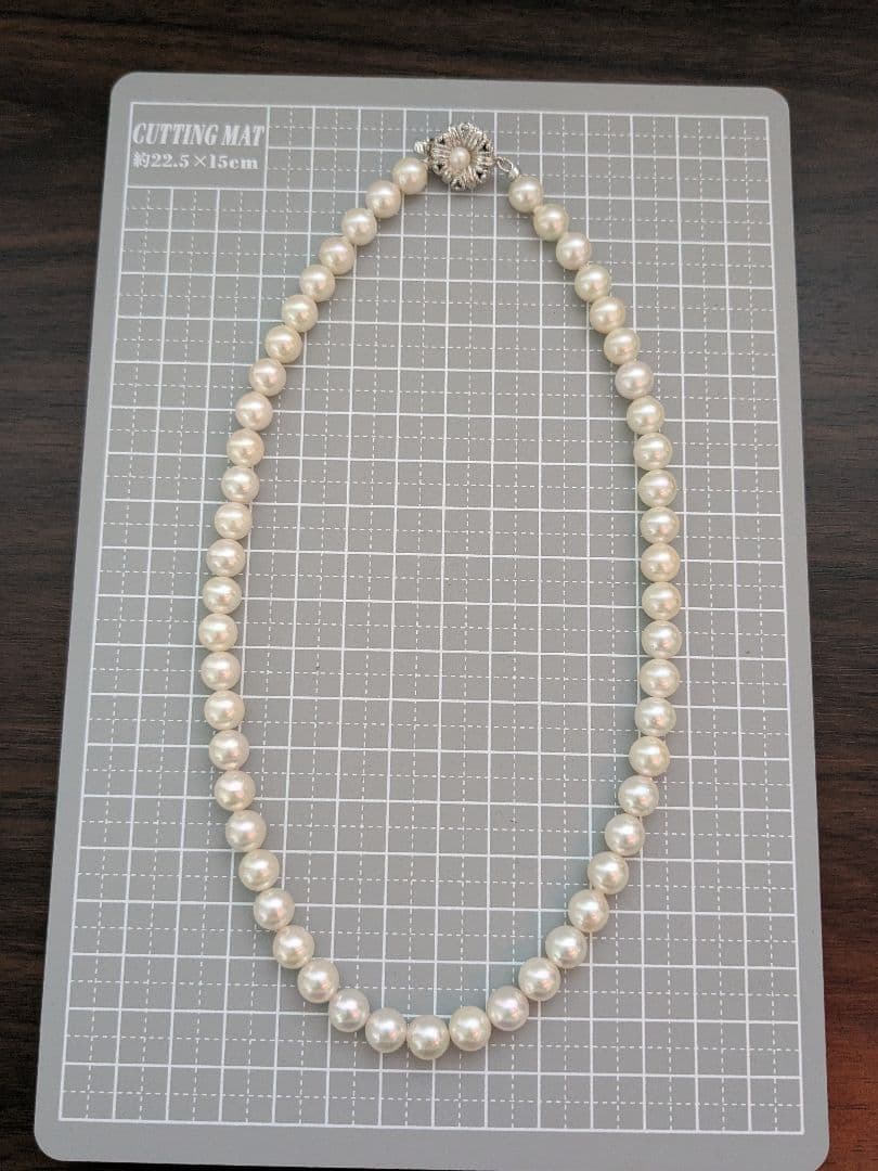 ✽*つ様 本真珠　パールネックレス　SILVER　ケース付き