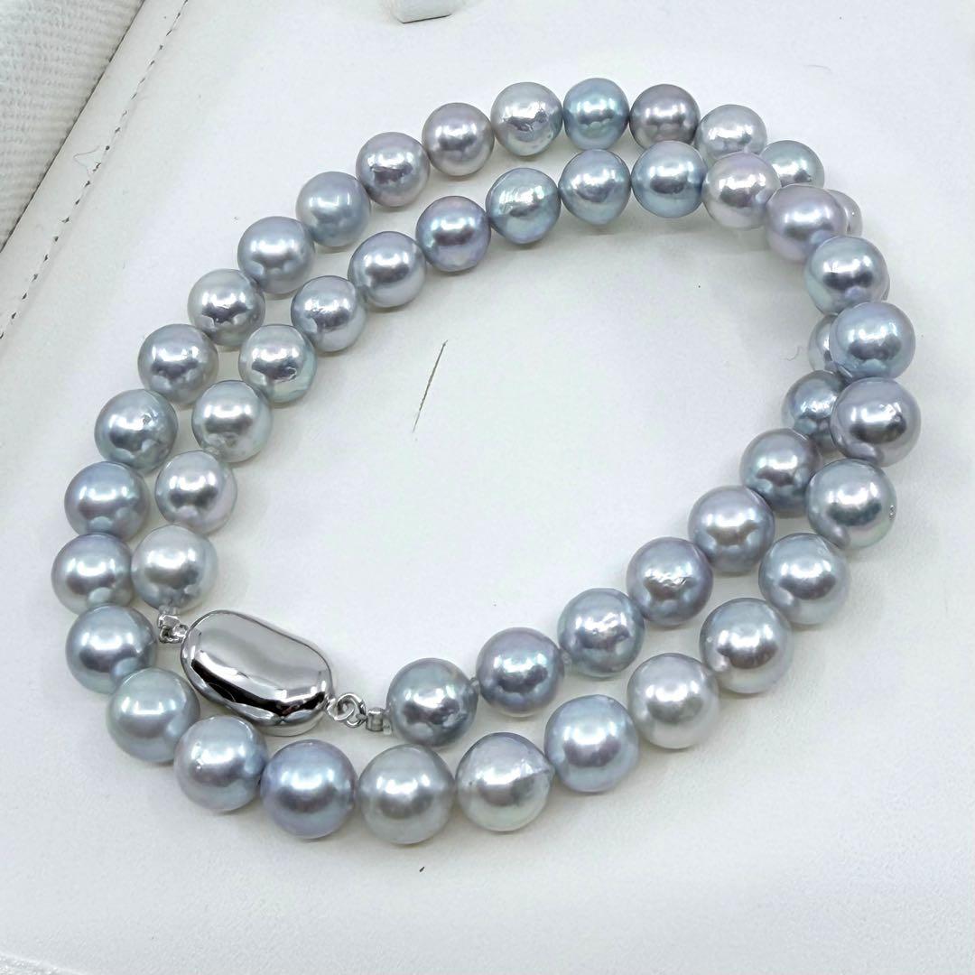 【最高峰】アコヤ　パール　本真珠　ネックレス　大珠　8.5mm