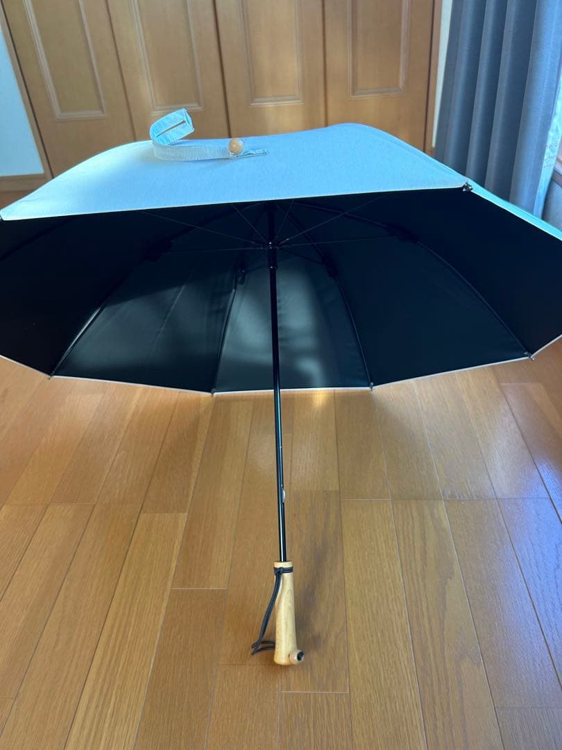 サンバリア100 Sサイズ　長傘　moku アイボリー