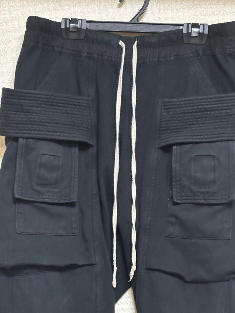 【落札のみ】RickOwens DRKSHDWクリーチカーゴ　素材　RIG