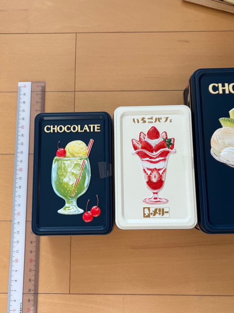 メリーはじけるキャンディチョコレート　空缶　缶のみ　 ④