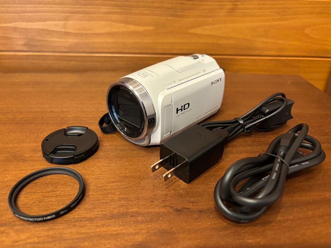 <美品>SONY HDR-CX680 ハンディカム (保証書+各種付属品付き)