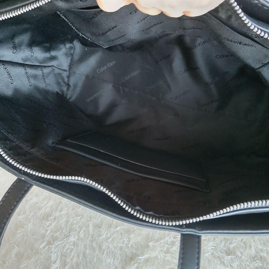 極美品✨シーケーカルバンクライン　ビジネストートバッグ　ブラック　A4収納