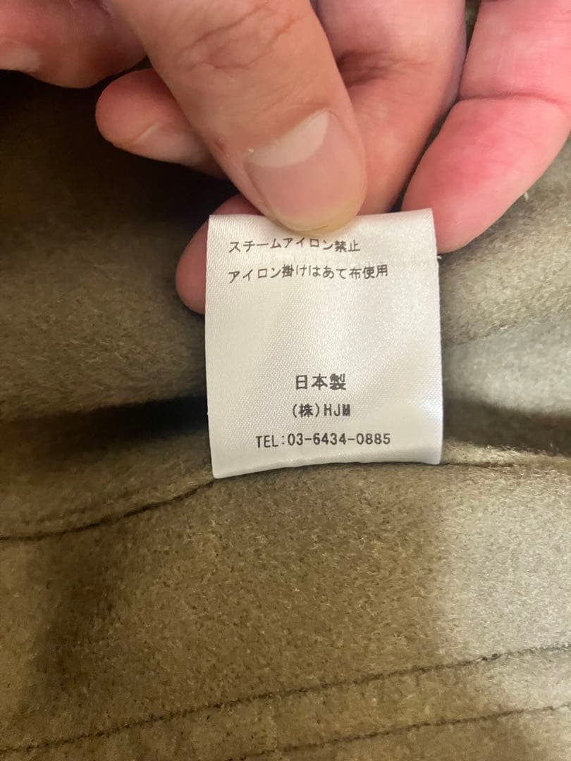 Jeanik ウールカシミヤ カバーオール