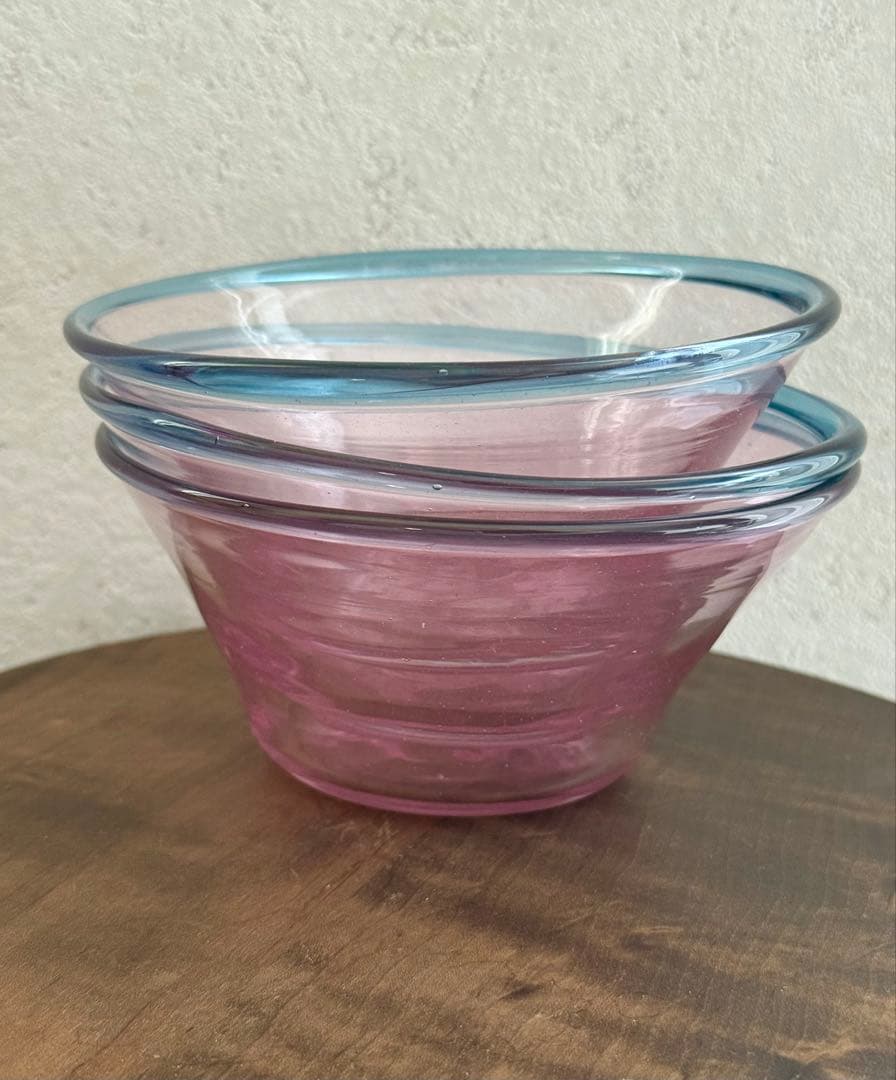 おおやぶみよ ピンクボウル 3個セット未使用品