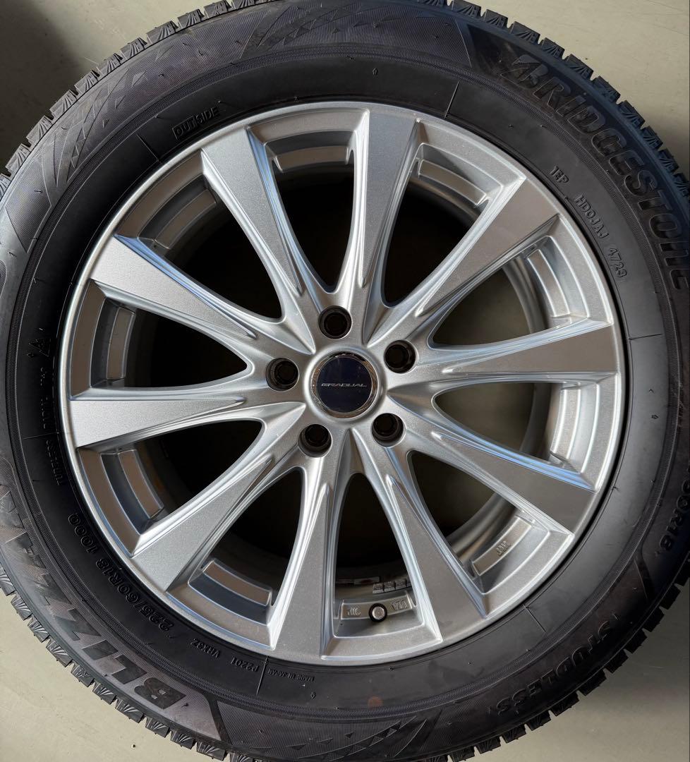ブリヂストン 225/60R18 スタッドレスタイヤ ホイールセット