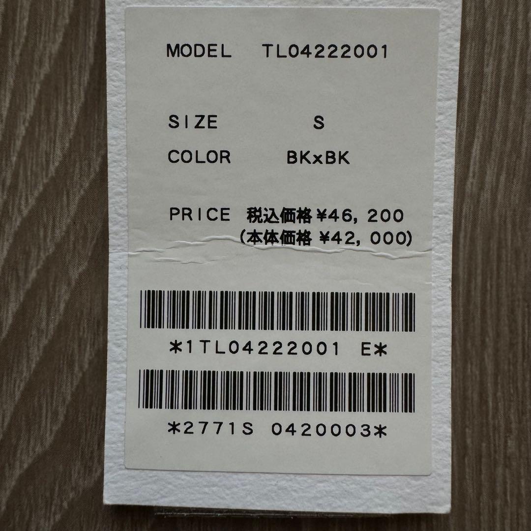 新品未使用　TFW49 ジップアップ　ブルゾン　サイズS