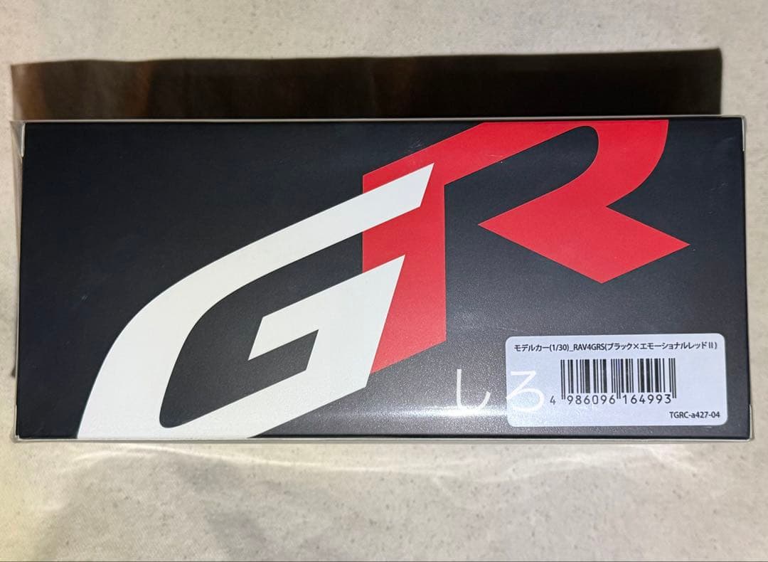 トヨタ RAV4 GRスポーツ 黒×赤 1/30カラーサンプルミニカー 色見本