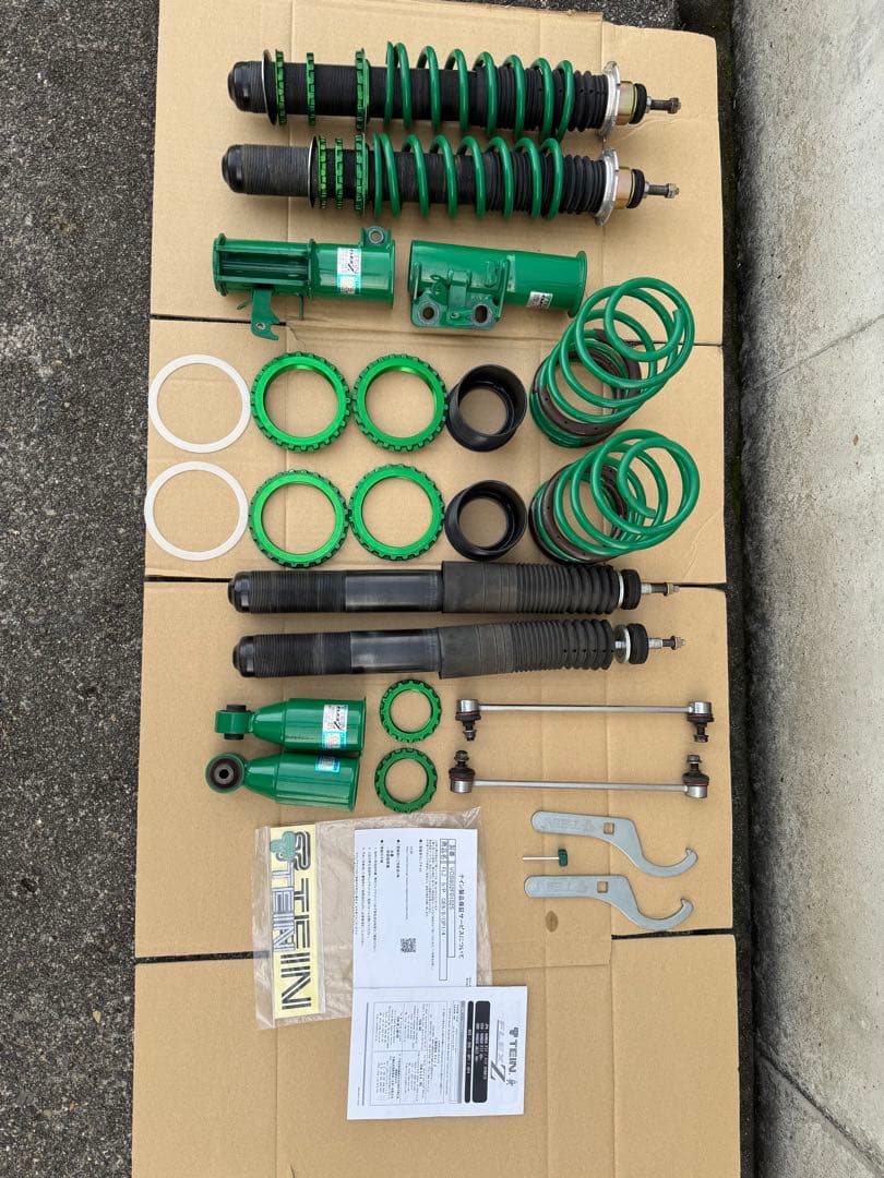 GEフィット TEIN フレックス Z サスペンションキット加工あり