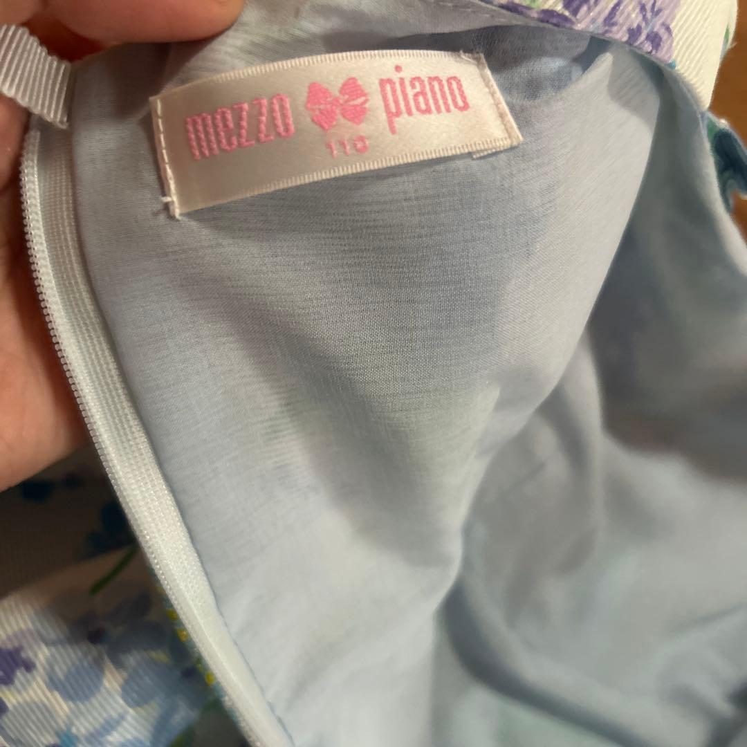 メゾピアノ♡着画あり♡紫陽花ドレス110