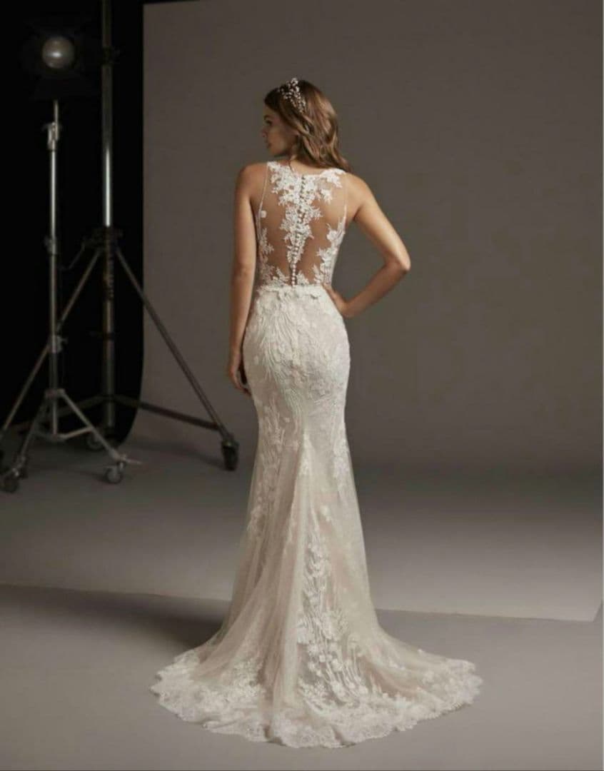 最終価格PRONOVIAS(プロノビアス)EOS　ウエディングドレス　マーメイド