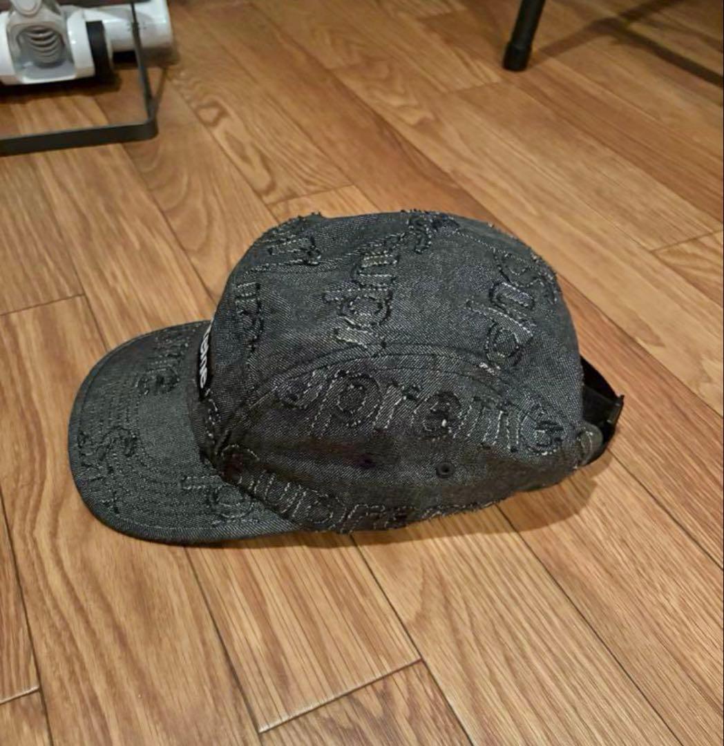 Supreme 24fw キャップ ロゴ刺繍