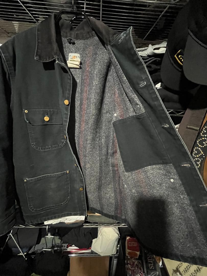 週末までの出品　カーハート ミシガンチョアコート C01 BLK 40