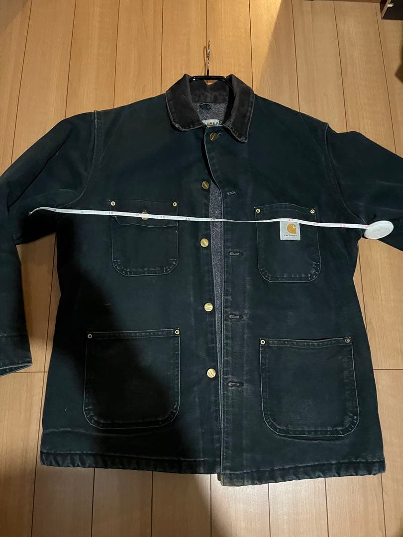 週末までの出品　カーハート ミシガンチョアコート C01 BLK 40