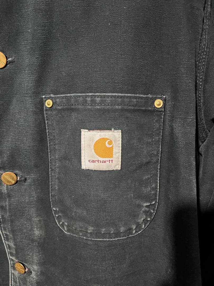 週末までの出品　カーハート ミシガンチョアコート C01 BLK 40