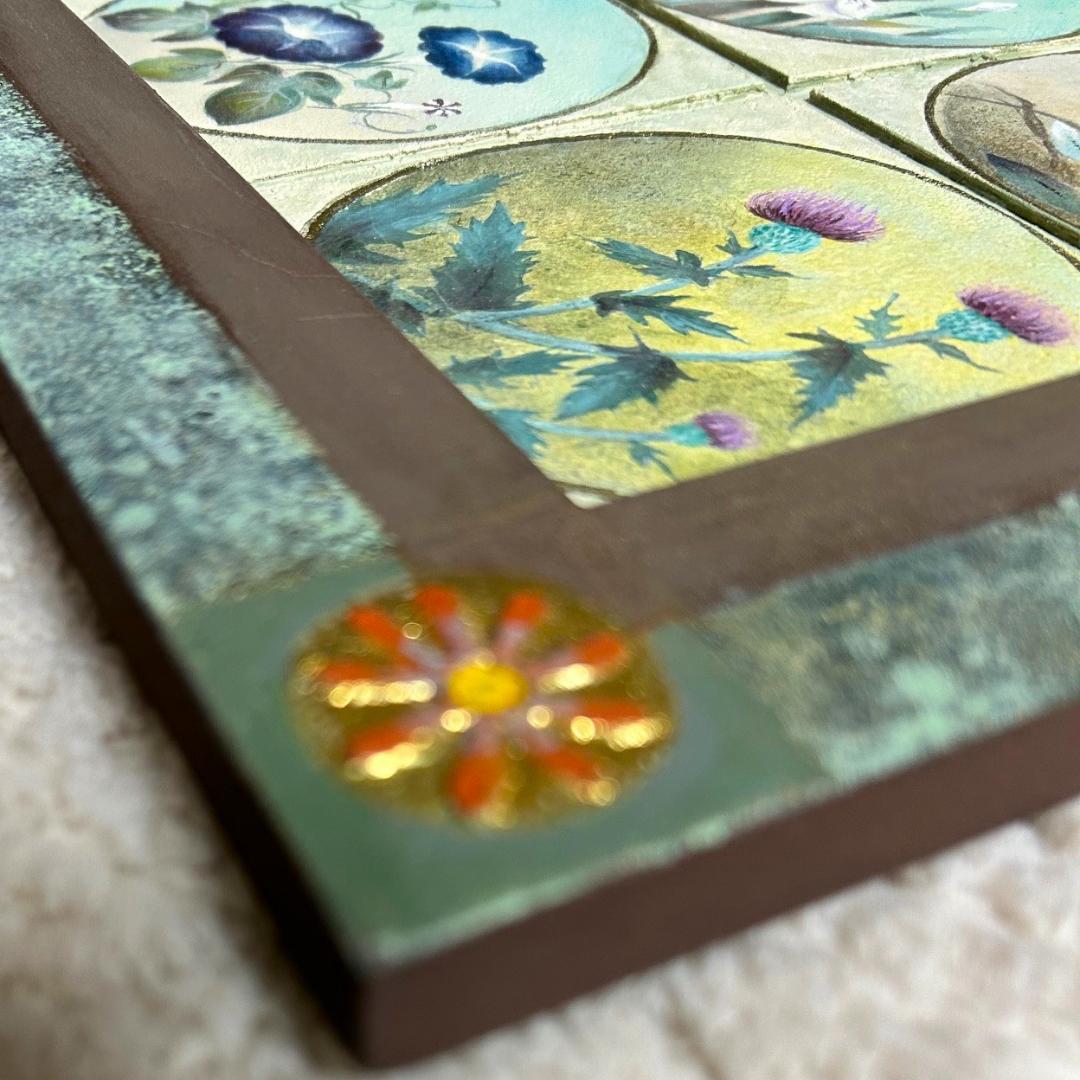 トールペイント 和のペインティング 古屋加江子 春夏秋冬 和柄 和模様 桜 椿