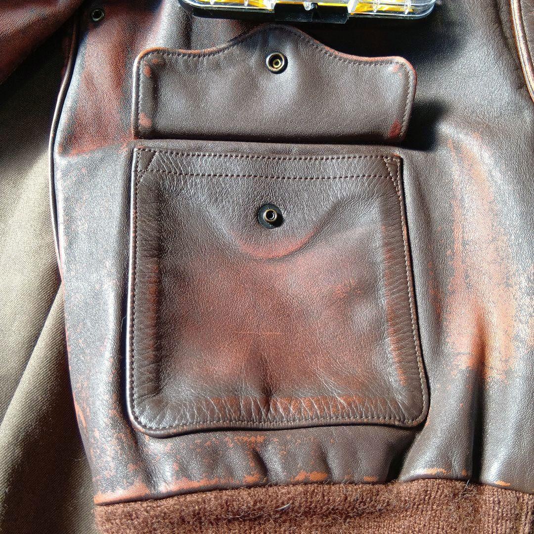 90年代 初期型 バズリクソンズ A-2 馬革 フライトジャケット 42