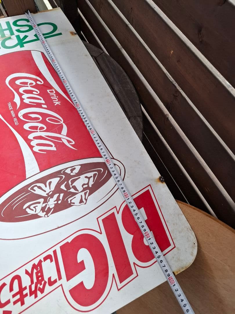 Coca-Cola コーラ ビッグカップ看板 昭和レトロ