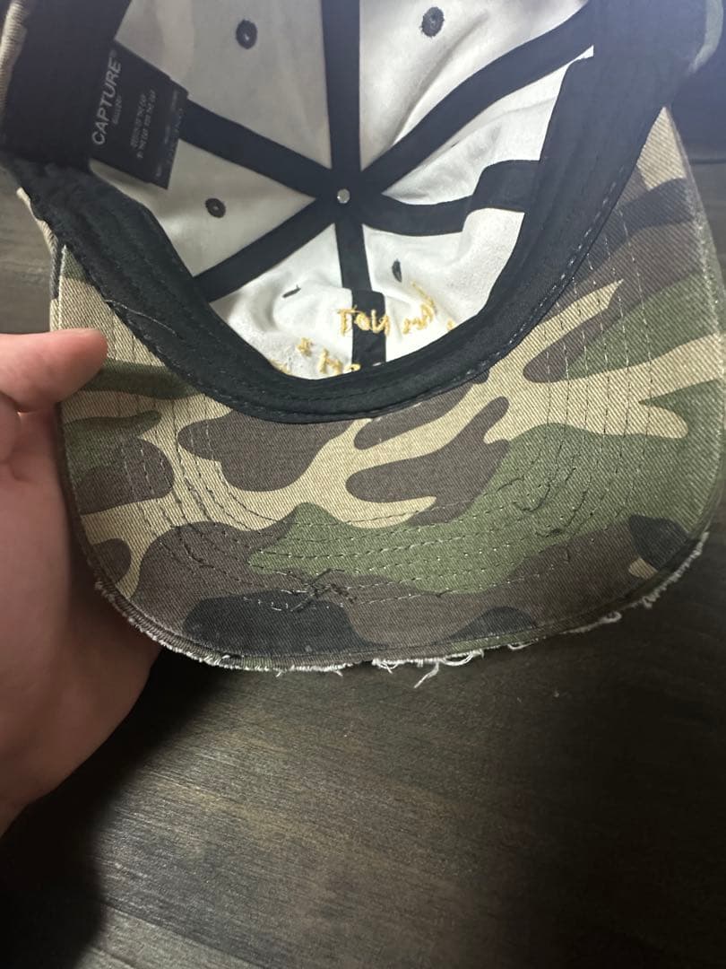 I AM NOT SATOSHI NAKAMOTO OS/CAMO キャップ