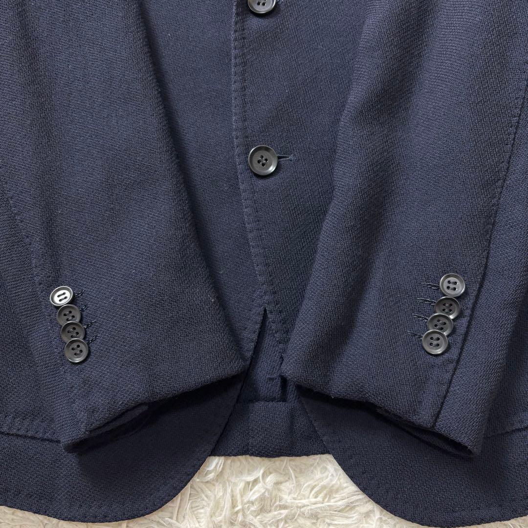 美品 RING JACKET テーラードジャケット アンコン ネイビー 46