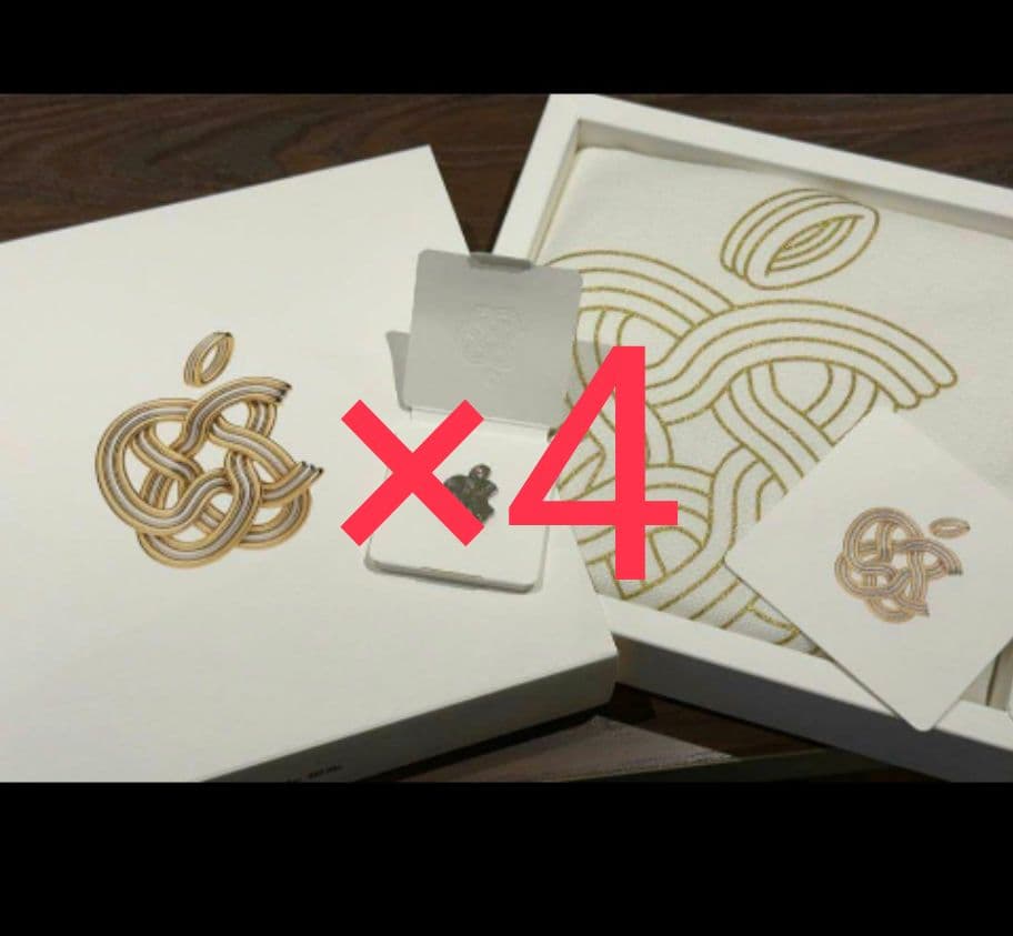 Apple 銀座 リニューアルオープン記念 ノベルティ 非売品 4つセット