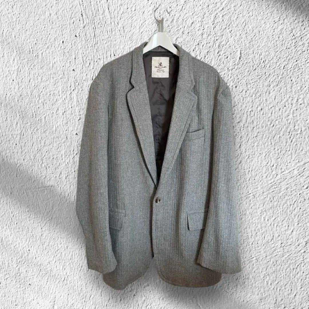 mkmk　デニミスト ウール ジャケットコート L グレー