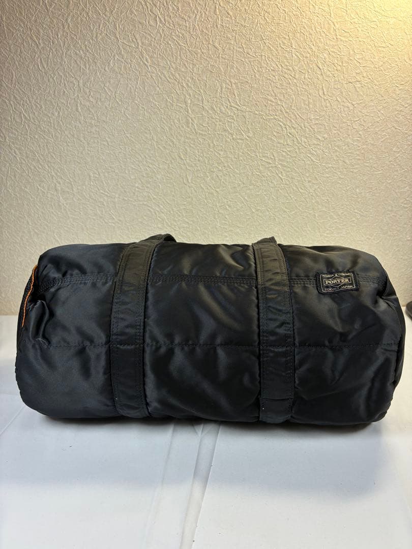 [未使用級] PORTER タンカー ドラムバッグ ミニボストン L