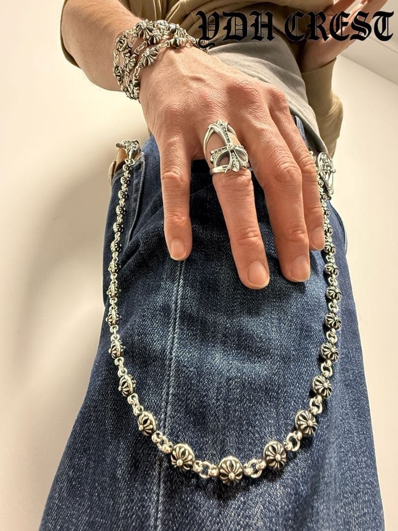 ★FUKACHAN　ウォレットチェーン　新型2ウォレットチェーン　刻印有り