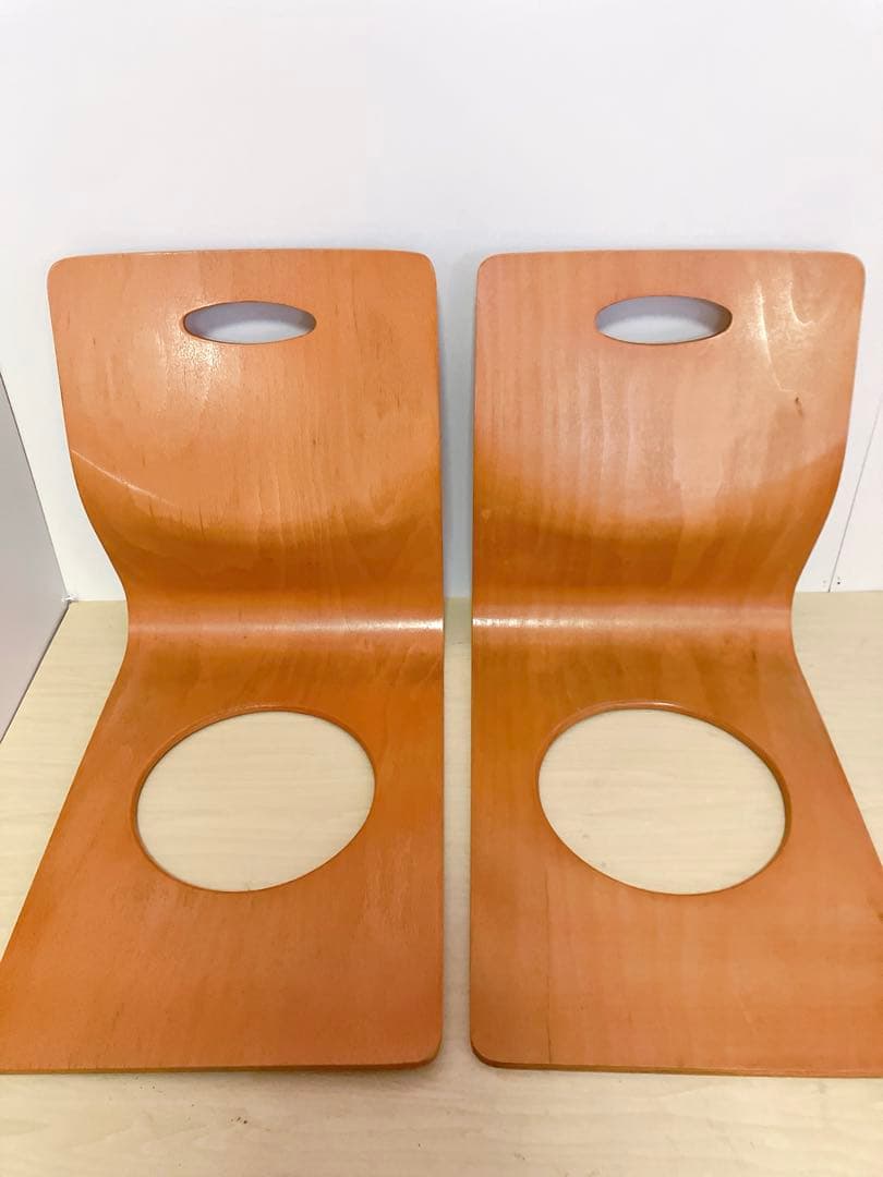 oliver オリバー　曲げ木　木製　座椅子　8脚セット　座敷椅子　チェア