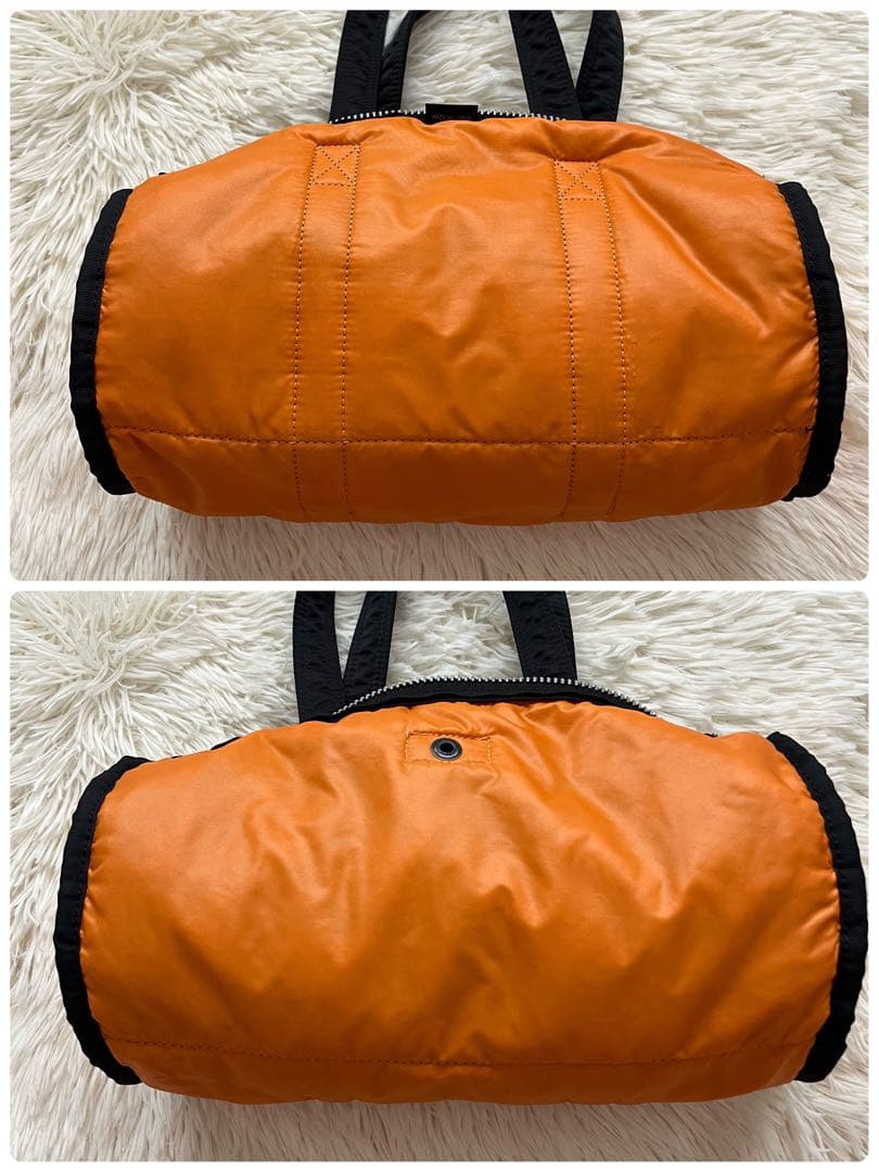 極美品 PORTER タンカー ブラック ドラムバッグ ボストンバッグ