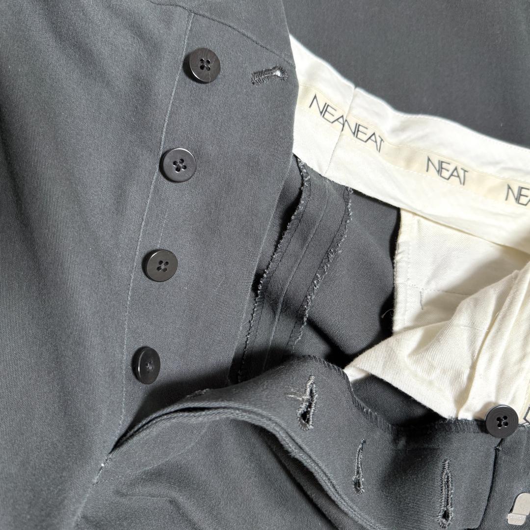 NEAT（ニート）Cotton Venetian Wide GRAY サイズ48