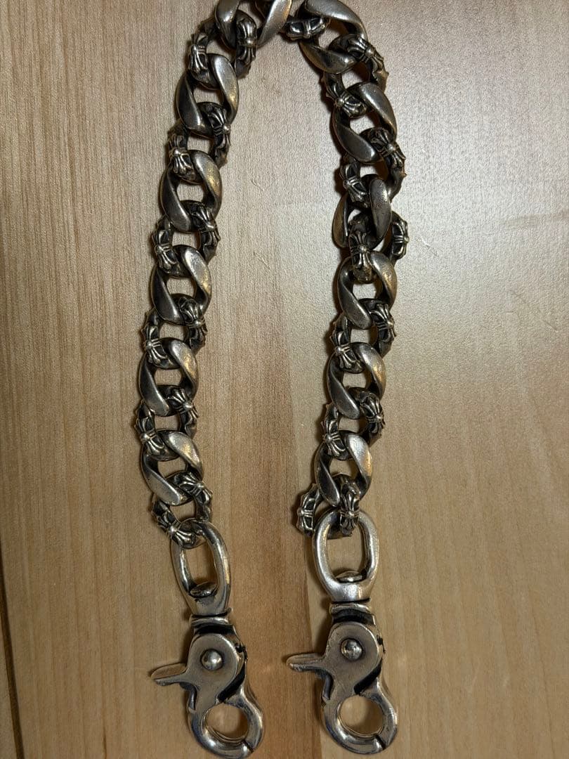 クロムハーツ FANCY SHORT 2クリップ ショート ウォレットチェーン