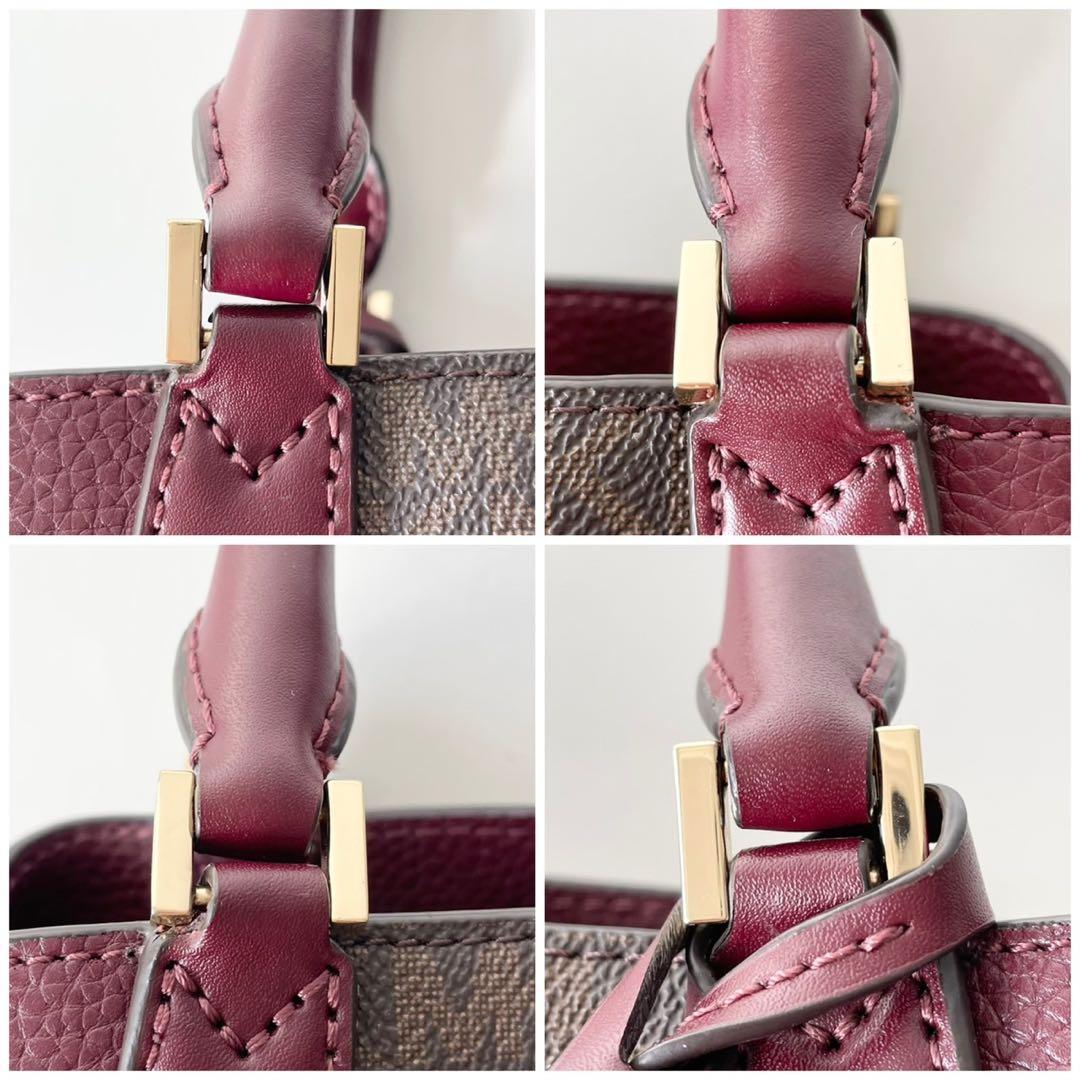 【ほぼ新品】MICHAEL KORS 2way ハンドバッグ サッチェル MK