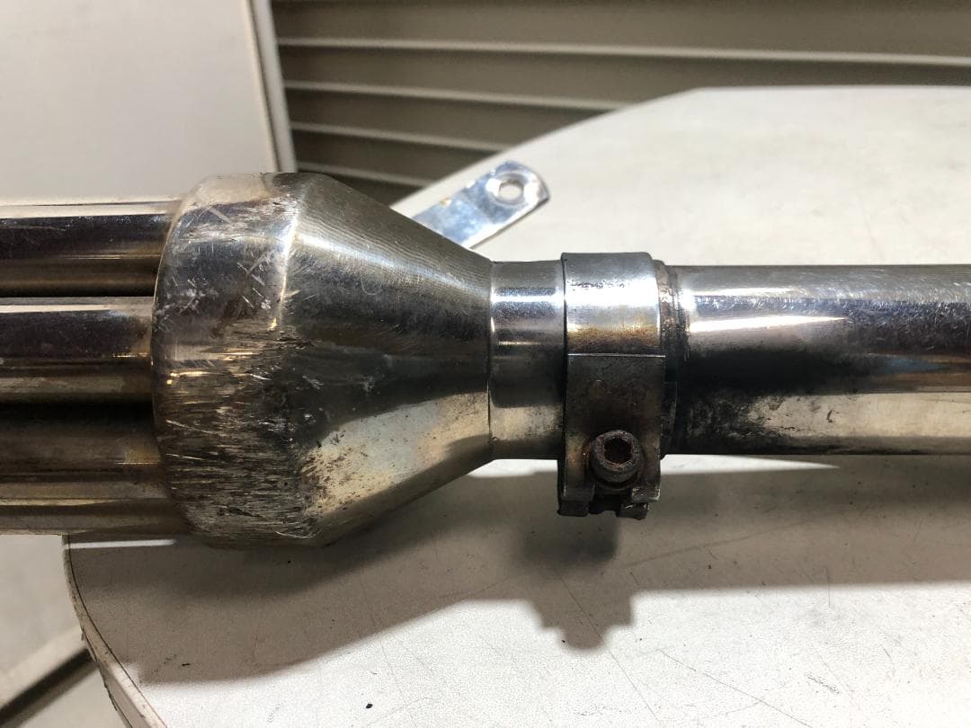 D42　ドラッグスター400キャブ　イージーライダース製2in1マフラー