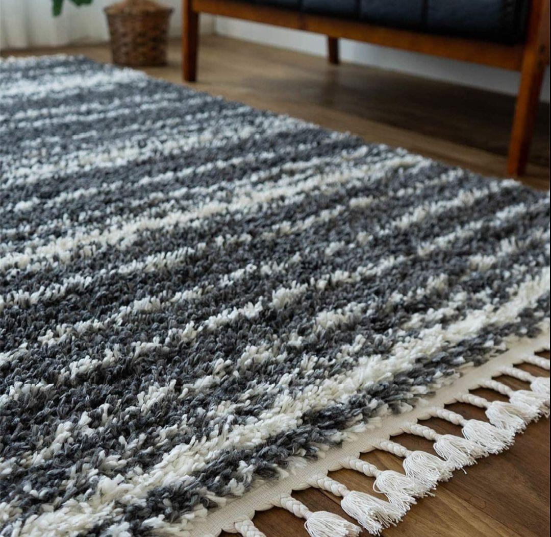 ヴィンテージラグ ラグマット ウィルトン織り カーペット シャギーラグ 絨毯