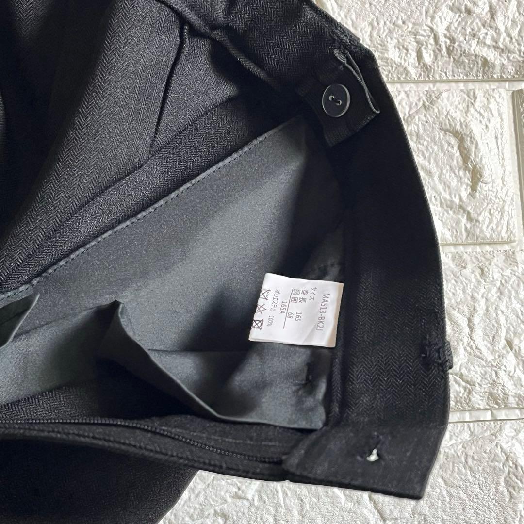 卒服 165㎝ 黒フォーマルスーツ、シャツ等《6点セット》男の子/卒業式/入学式