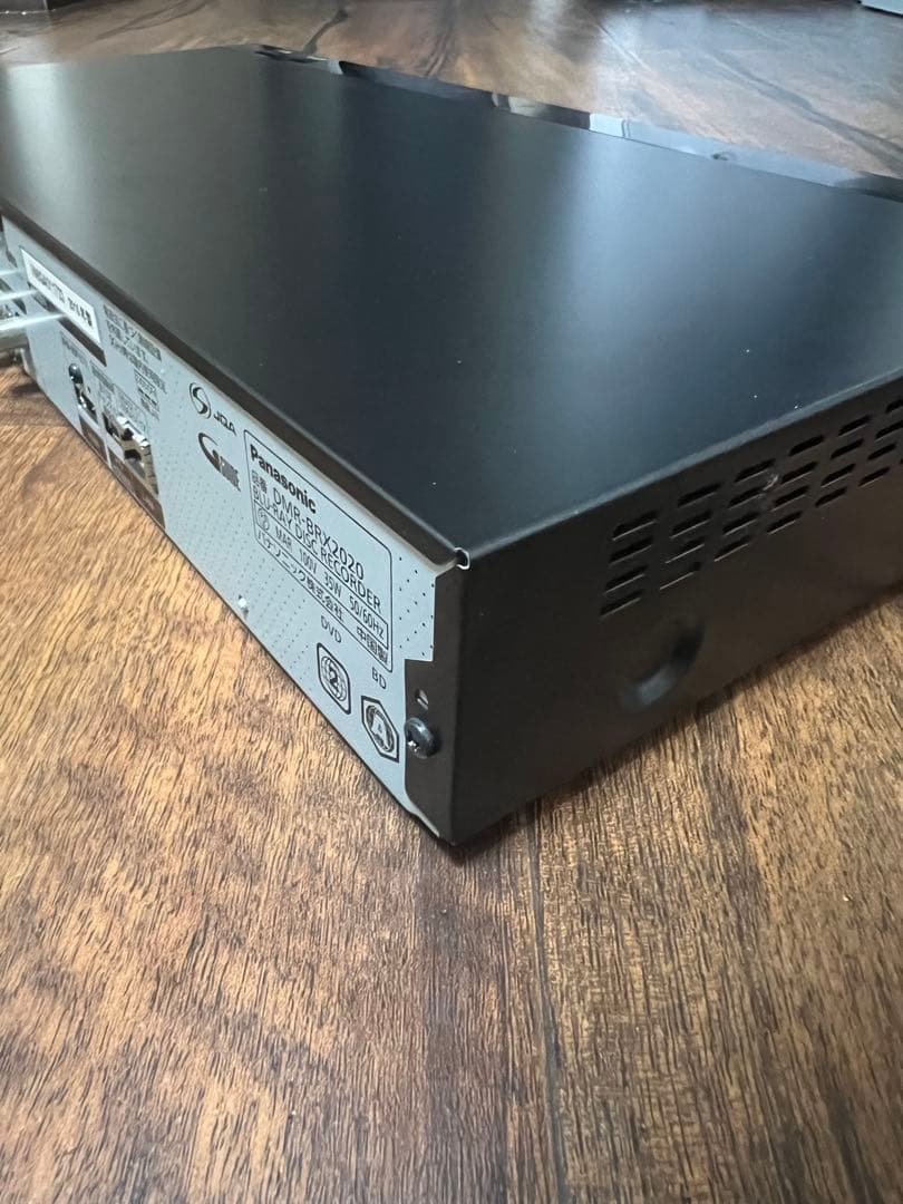 プレーヤー Panasonic DMR-BRX2020
