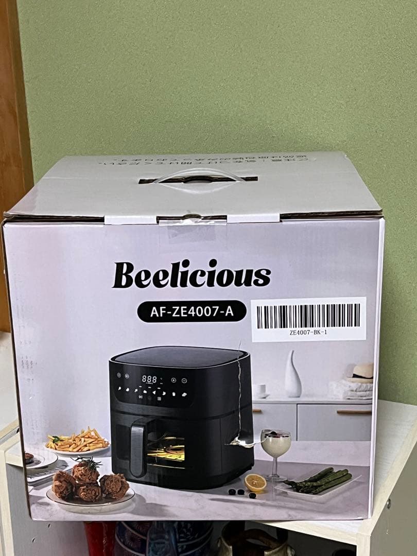 最新Beelicious ノンフライヤー AF-ZE4007-A 4.5新品❣️