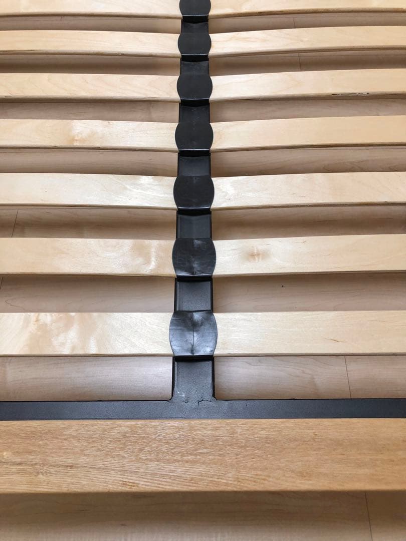 無印良品 ダブル ベットフレーム ナチュラル（+ヘッドボード）