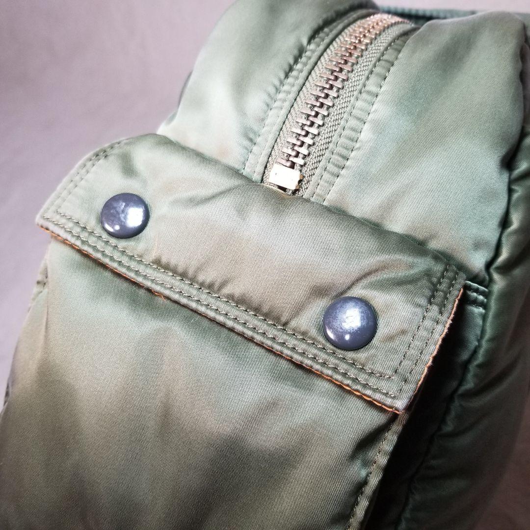 廃盤　美品　PORTER タンカー ダッフルバッグ カーキ セージグリーン　L