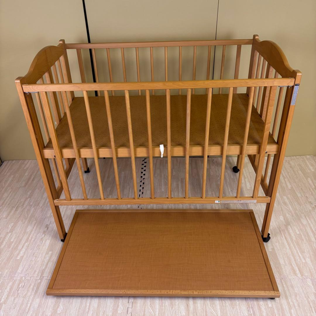 除菌清掃済　安心安全の日本製　スリーピー　ワンタッチハイベッド　ナチュラル