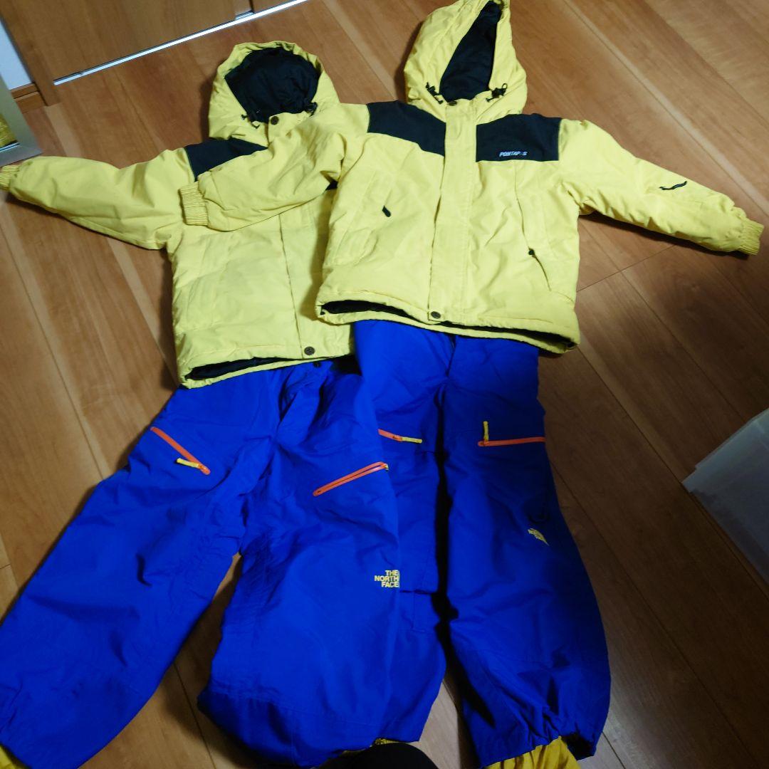 PONTAP＆NORTH FACE スキーウェア 120サイズ 2着セット