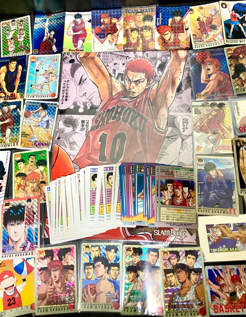 希少☆スラムダンク 50周年ジャンプ展 クリアファイル＋カードダス大量まとめ！